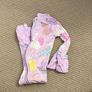 Little Sleepies Lavender Bunny Pajamas